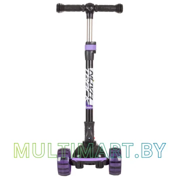 Самокат Novatrack RainBow Basic Black New 120BB.RAINBOW.BVT22 (фиолетовый, 2022) картинка 3